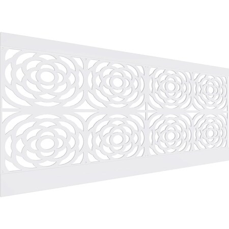 Ekena Millwork 40"H x 94 1/2"W Edinburg PVC Wainscot Paneling Kit WPK40X94EBP